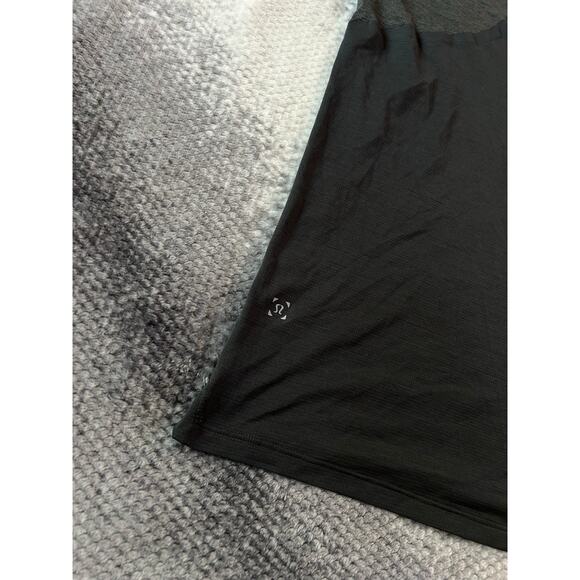 Lululemon Fast and Free Short Sleeve Shirt Heathered Graphite Gray Size Medium - Picture 9 of 10